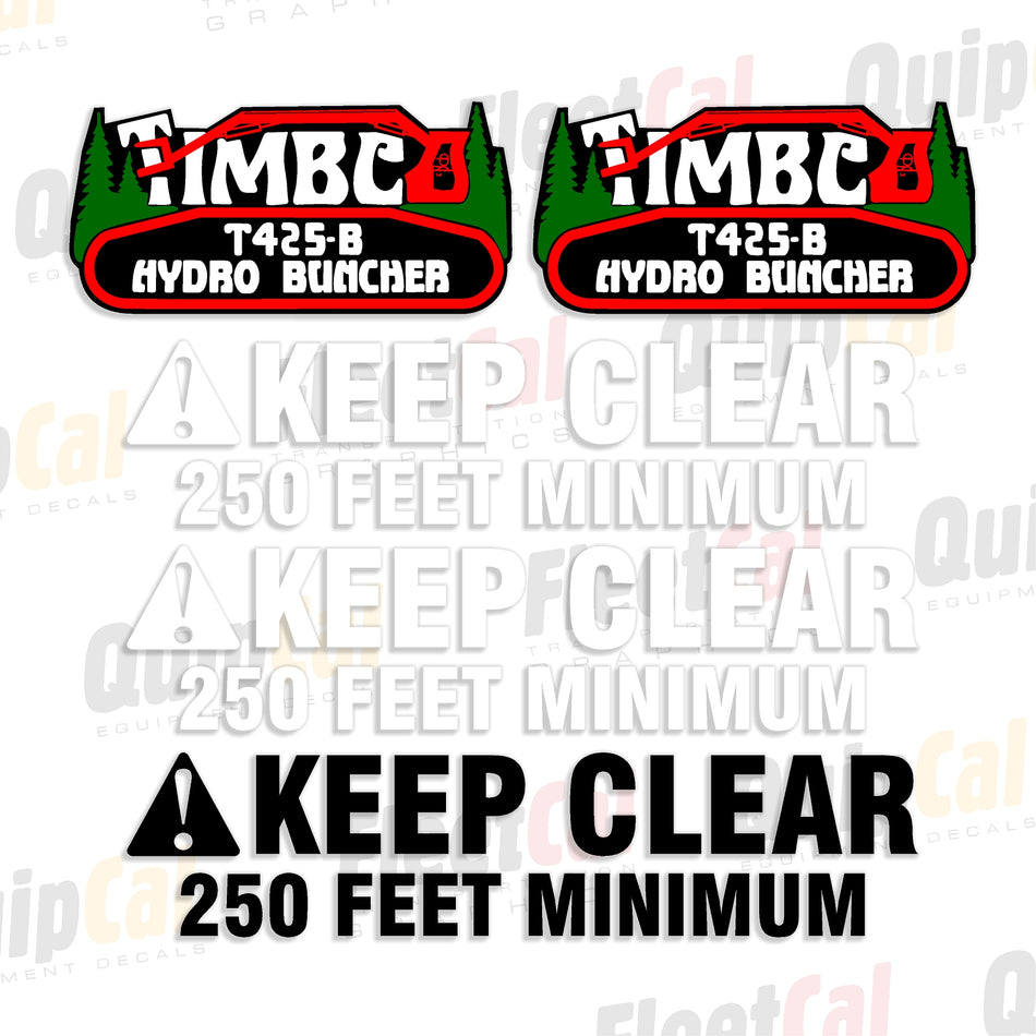 Timbco Feller Buncher Decal Sets