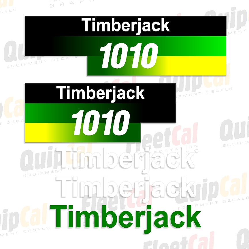 Timberjack 1010 Marking Decal Set