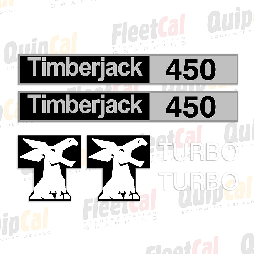 Timberjack 450 Early Model Marking Decal Set