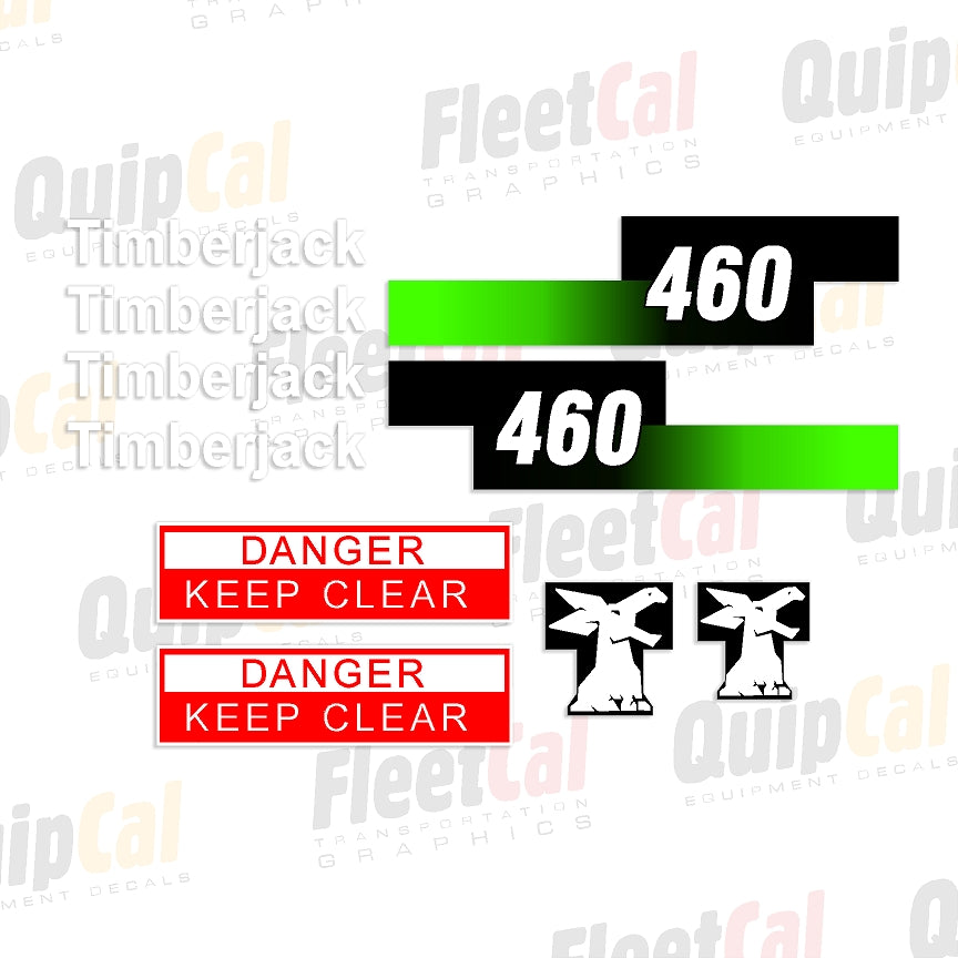 Timberjack 460 Marking Decal Set