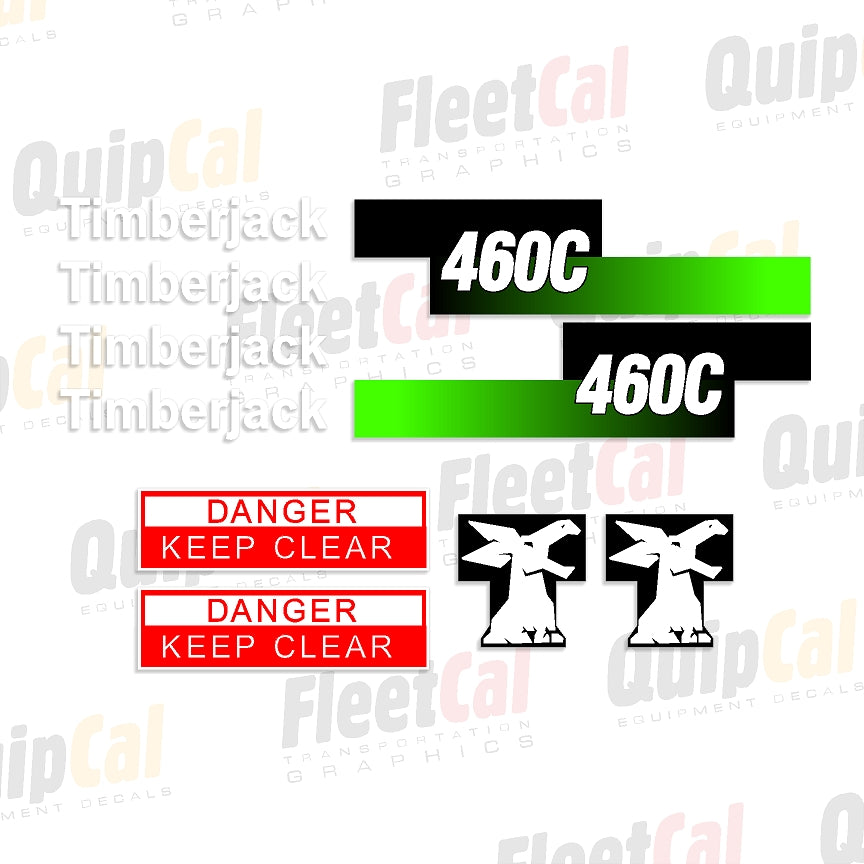 Timberjack 460C Marking Decal Set