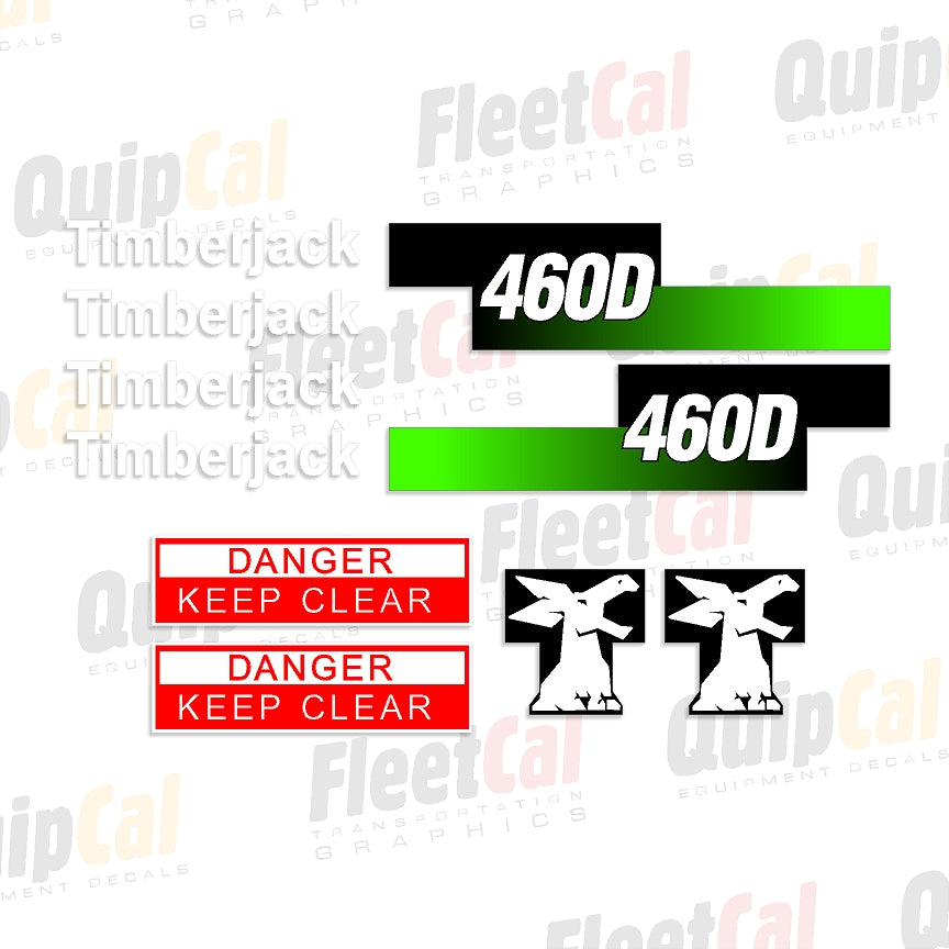Timberjack 460D Marking Decal Set