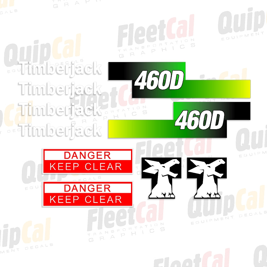 Timberjack 460D Alternate Version Marking Decal Set