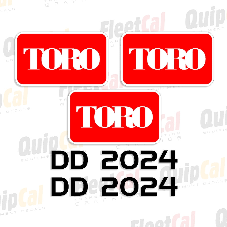 Toro Directional Drill Decals