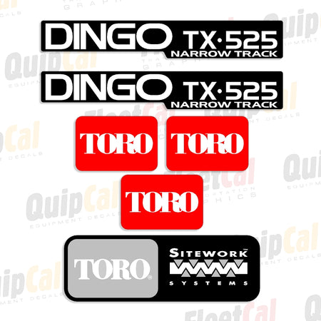 Toro Dingo Decals