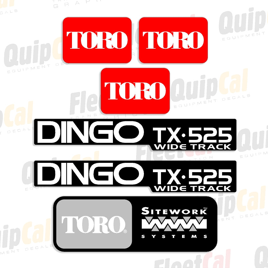Toro Dingo Decals