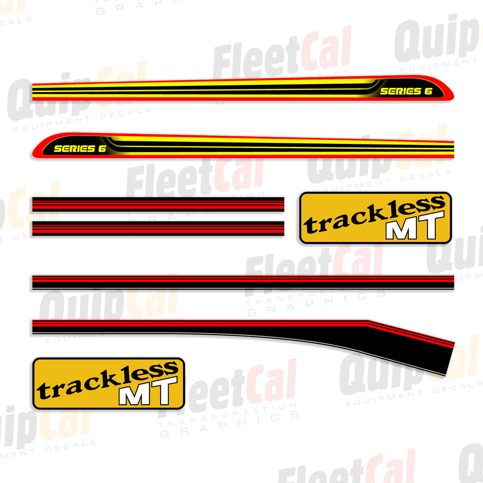 Trackless MT Series 6 Decal Set