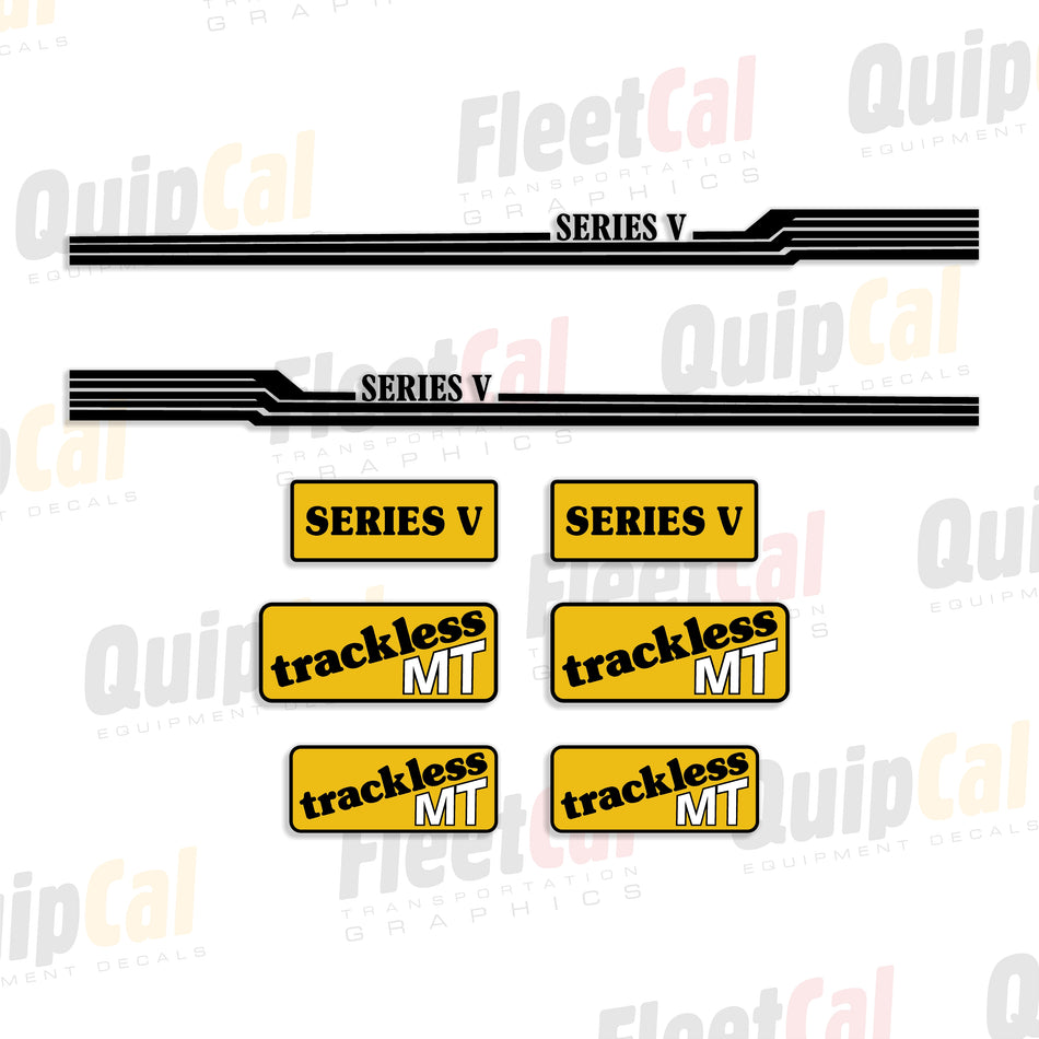 Trackless MT Series 5 Decal Set