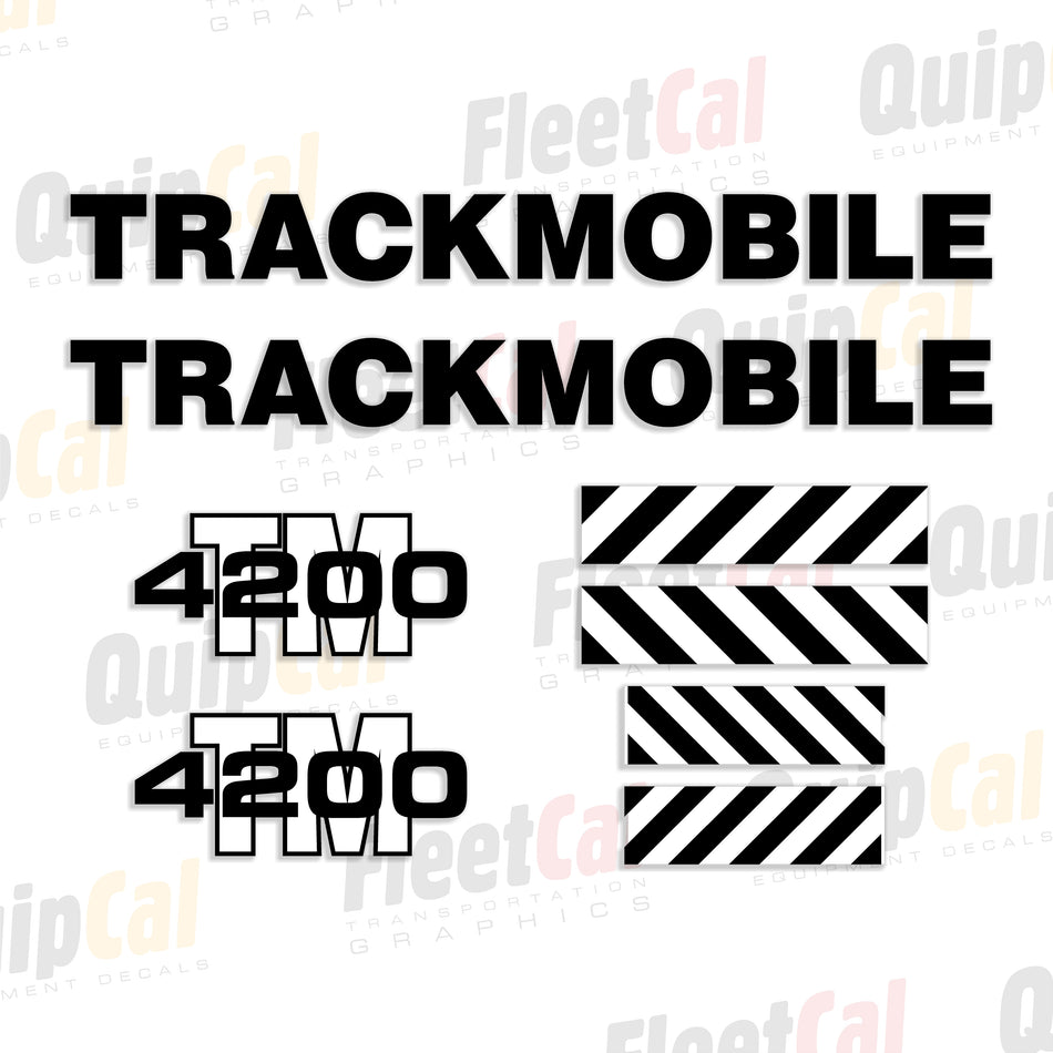 Trackmobile TM4200 Railcar Mover Decal Set