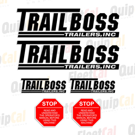 Trail Boss Trailers Decals