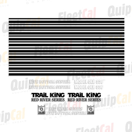 Trail King Red River Series Trailer Decals