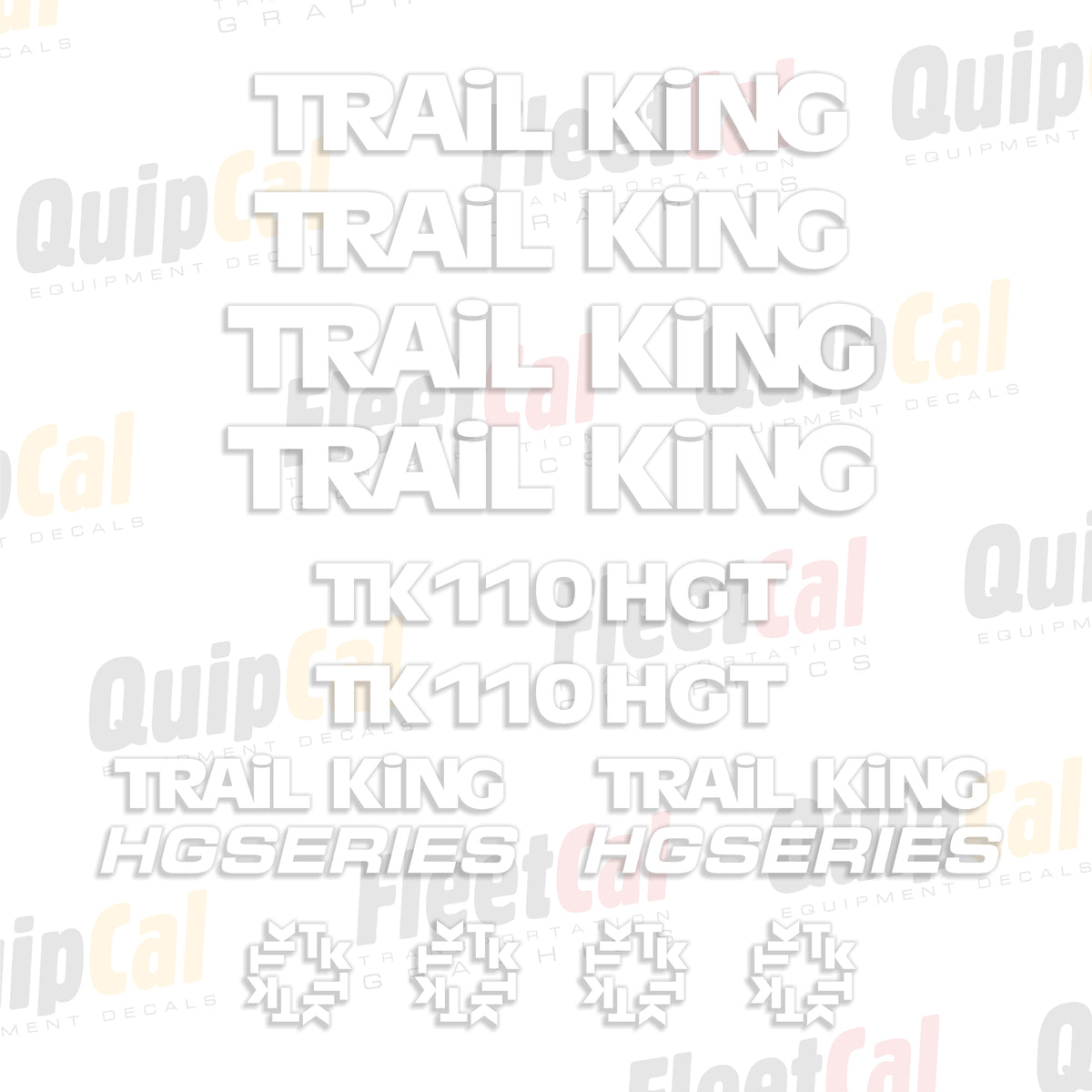 Trail King Trailer Decals