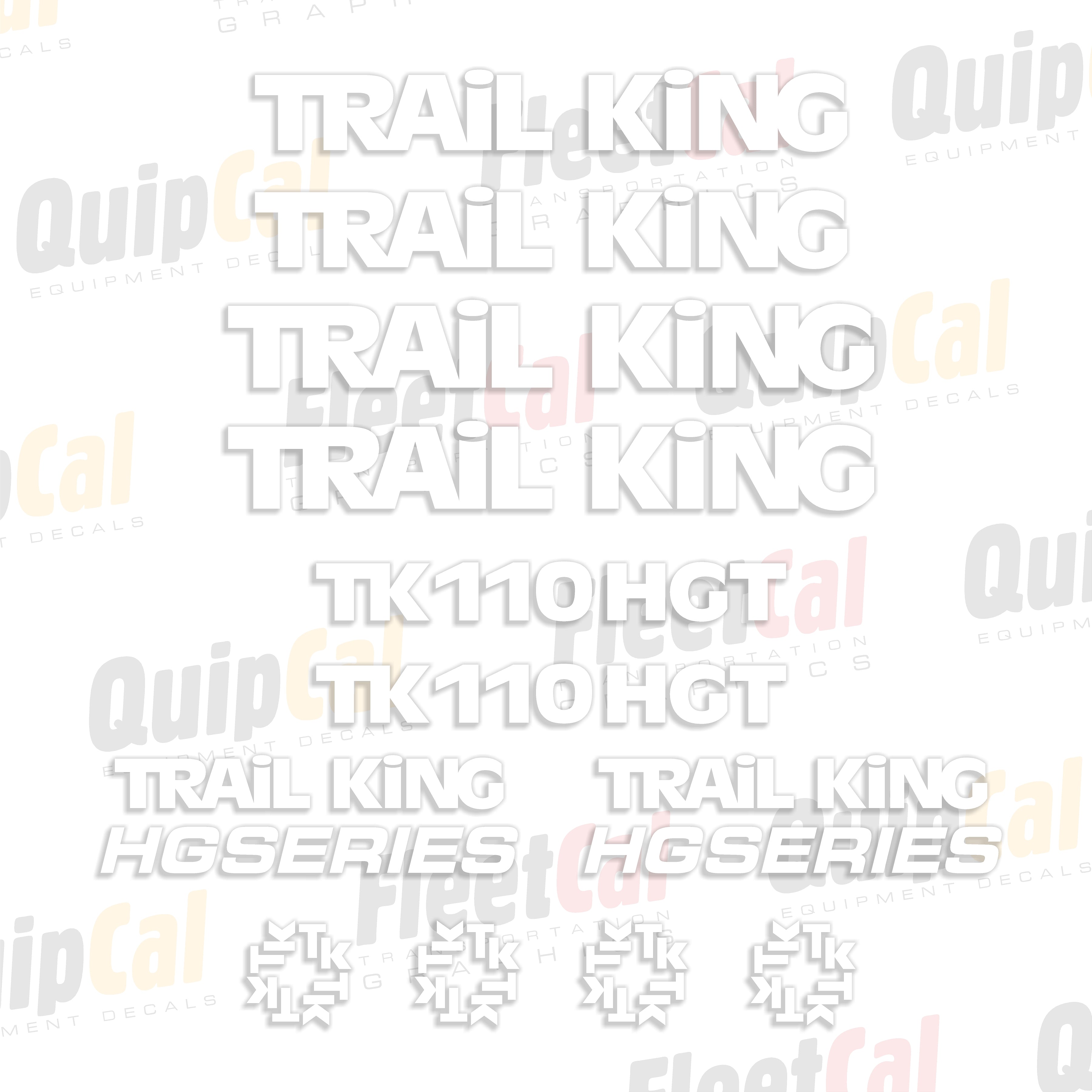 Trail King Trailer Decals
