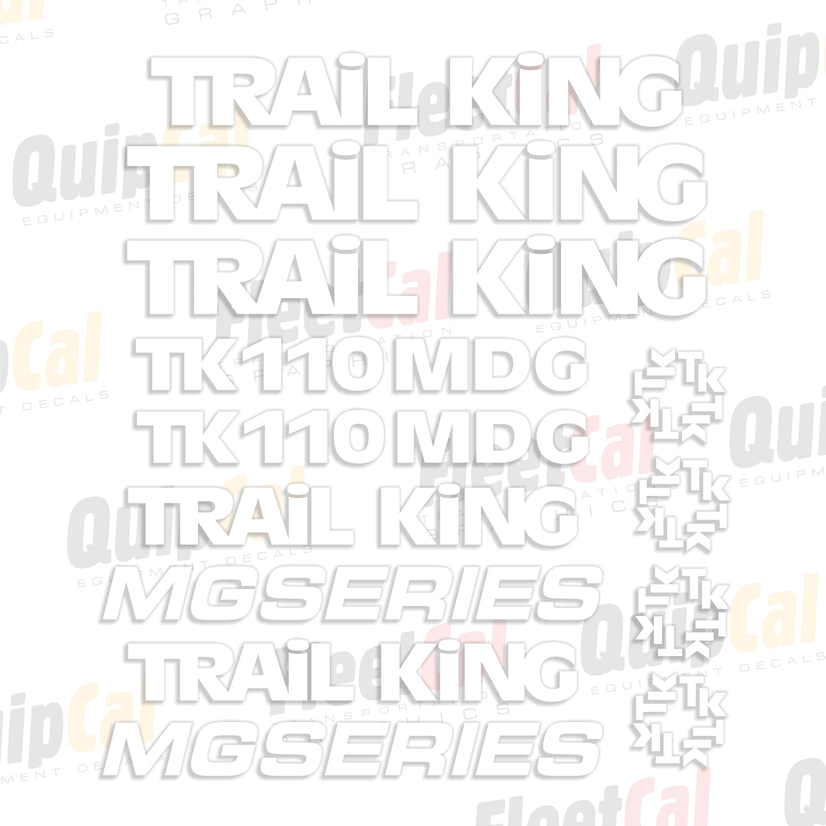 Trail King Trailer Decals