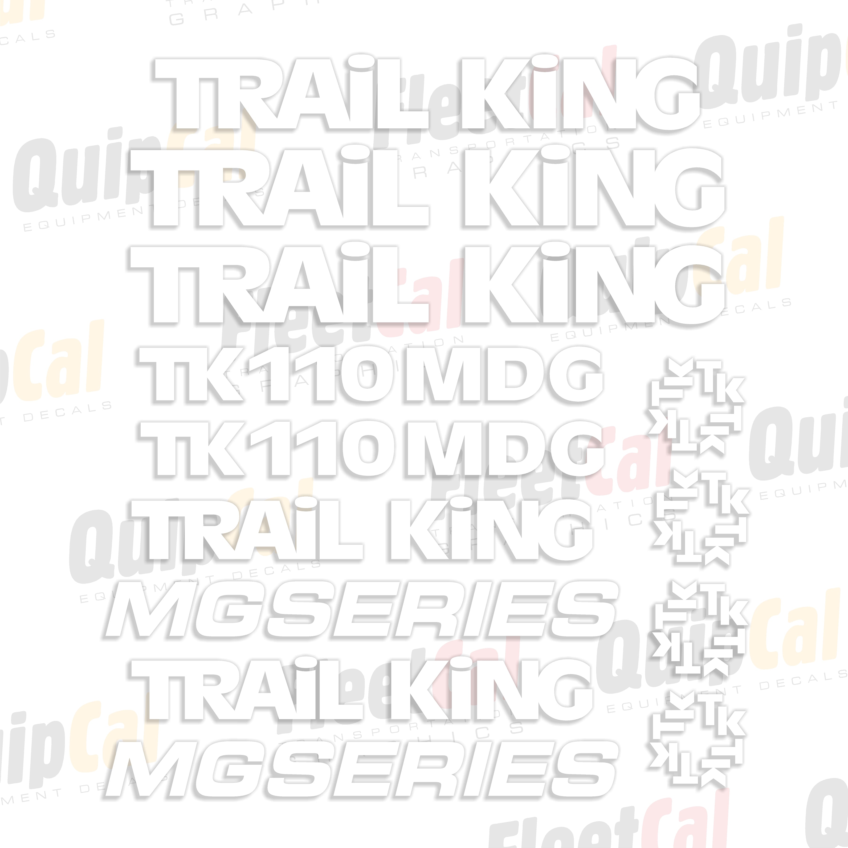 Trail King Trailer Decals