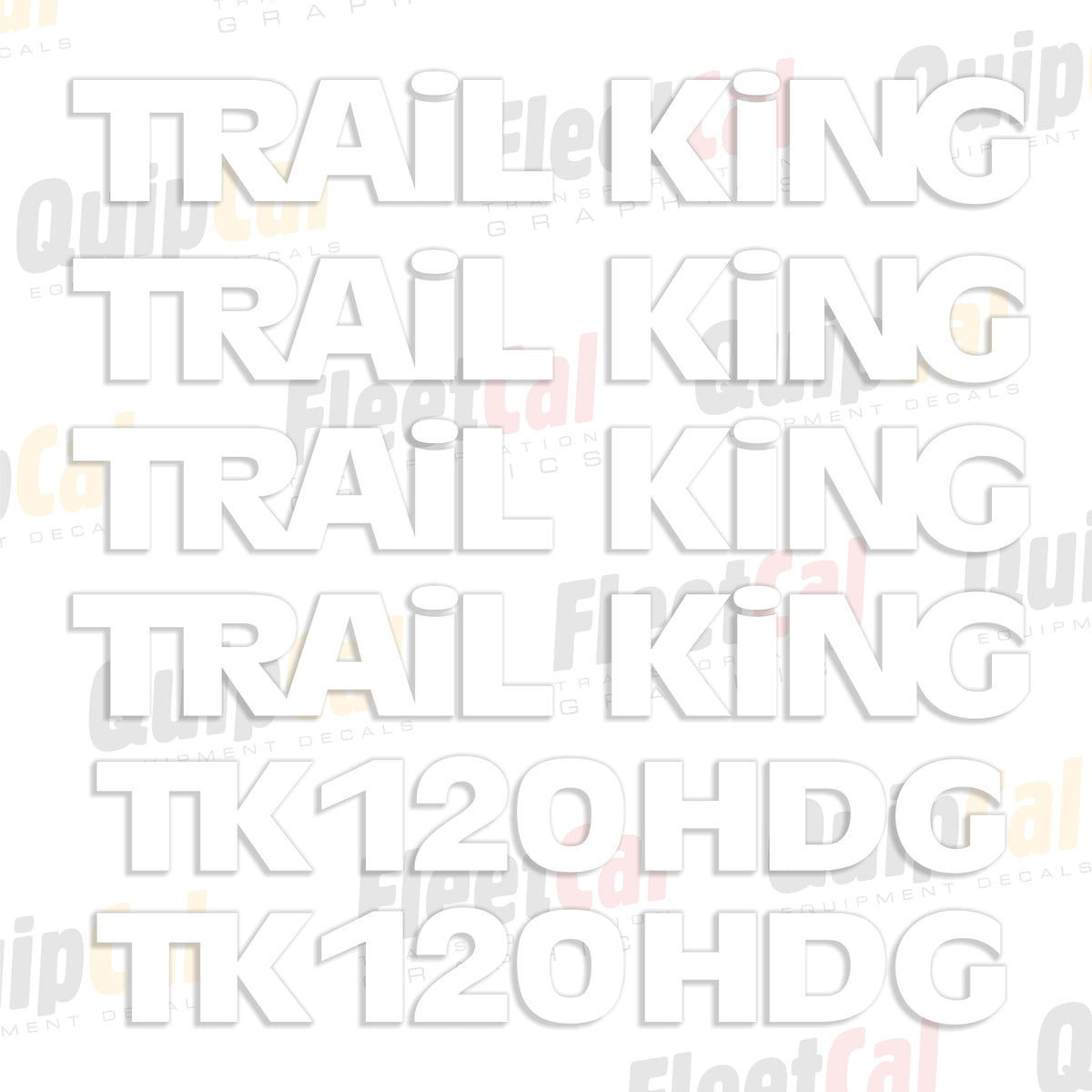 Trail King Trailer Decals