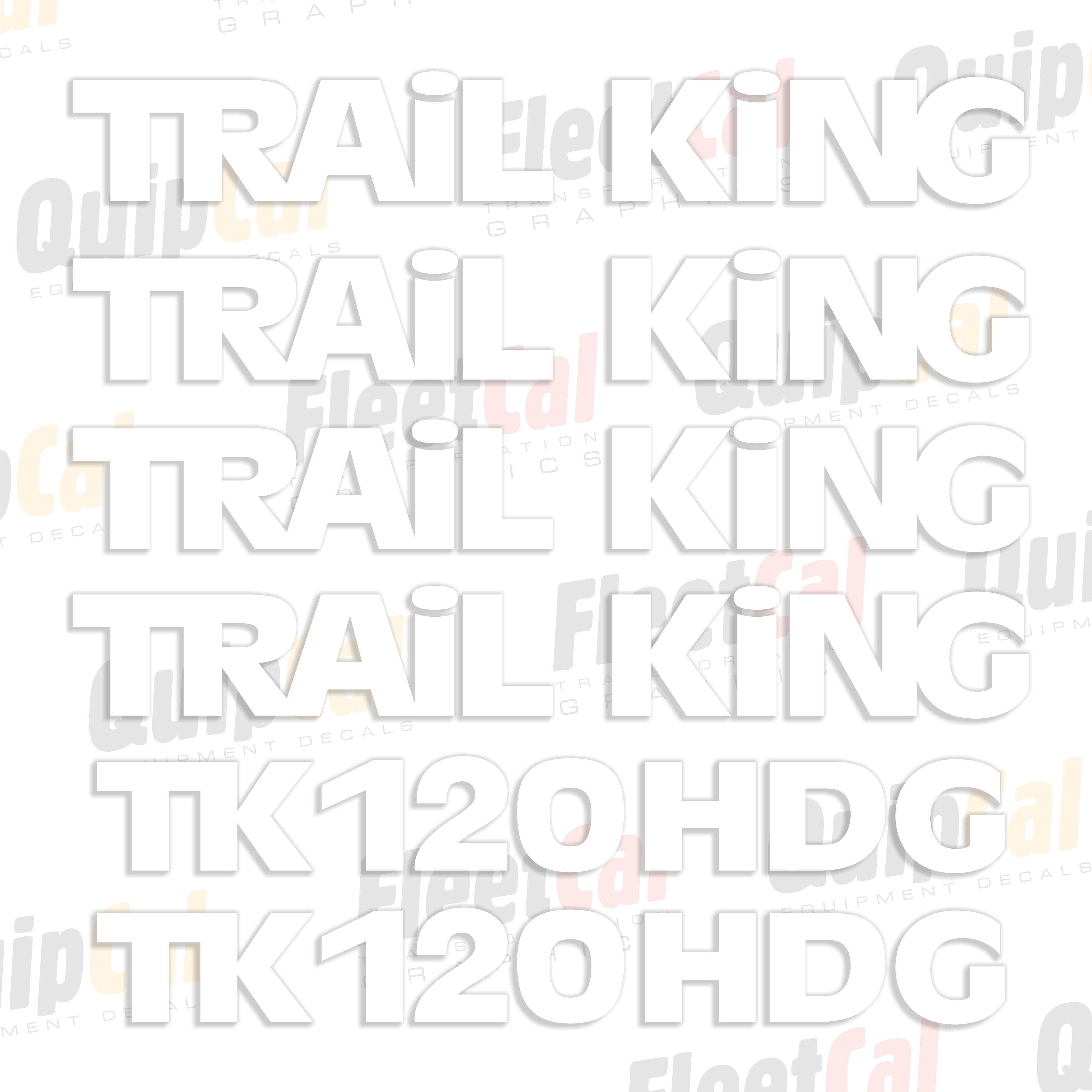 Trail King Trailer Decals