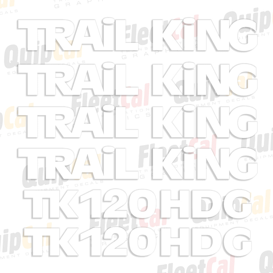 Trail King Trailer Decals
