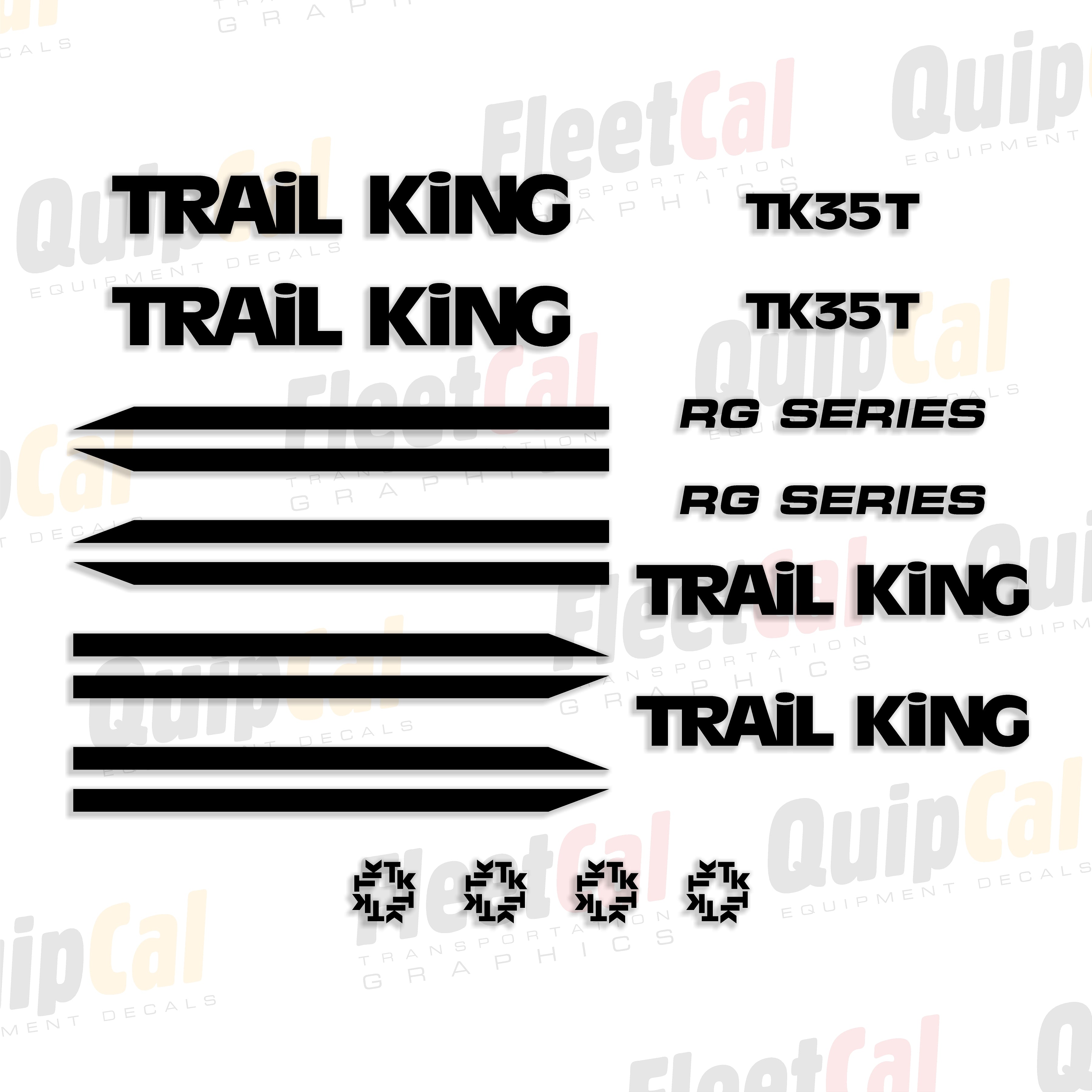 Trail King Trailer Decals