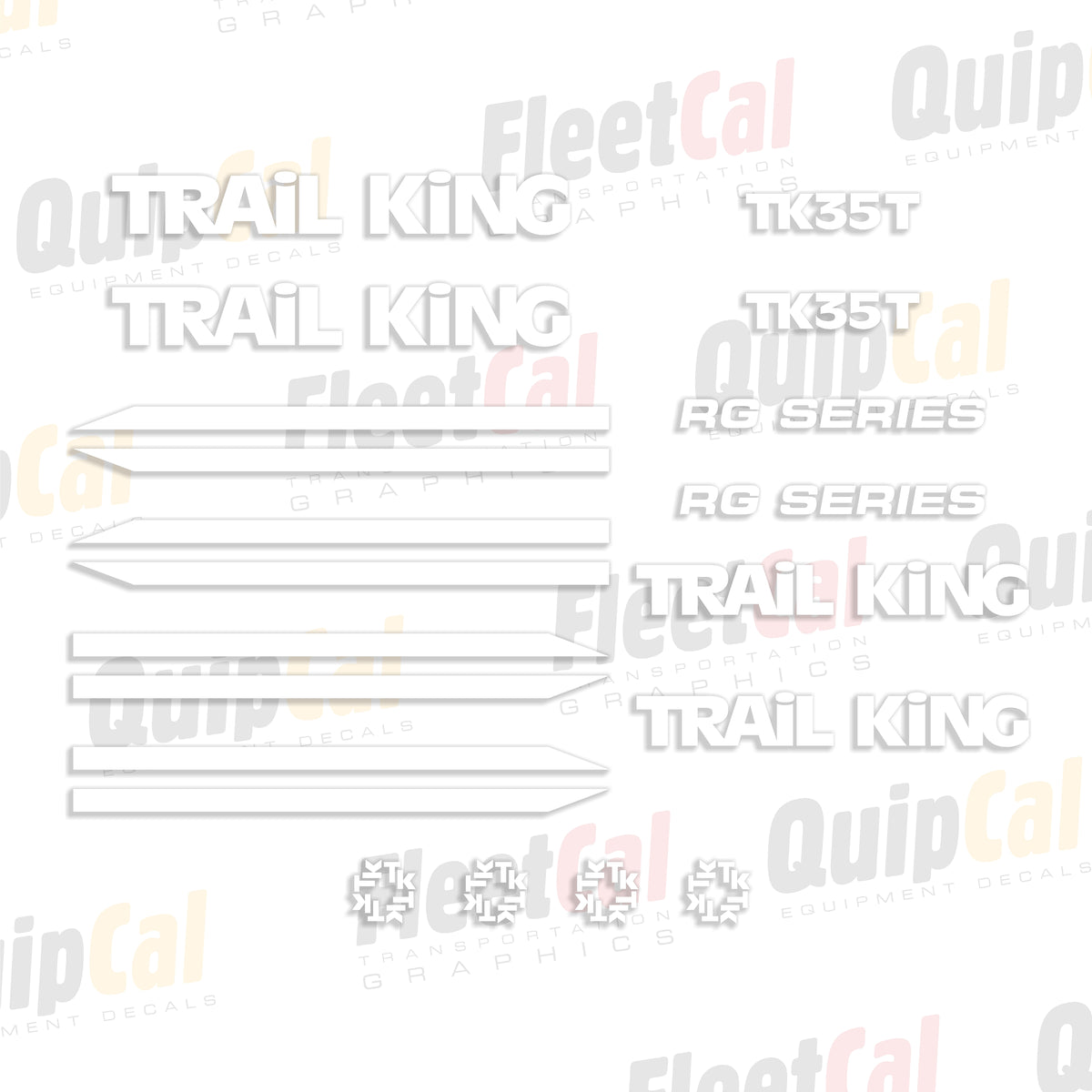 Trail King Trailer Decals