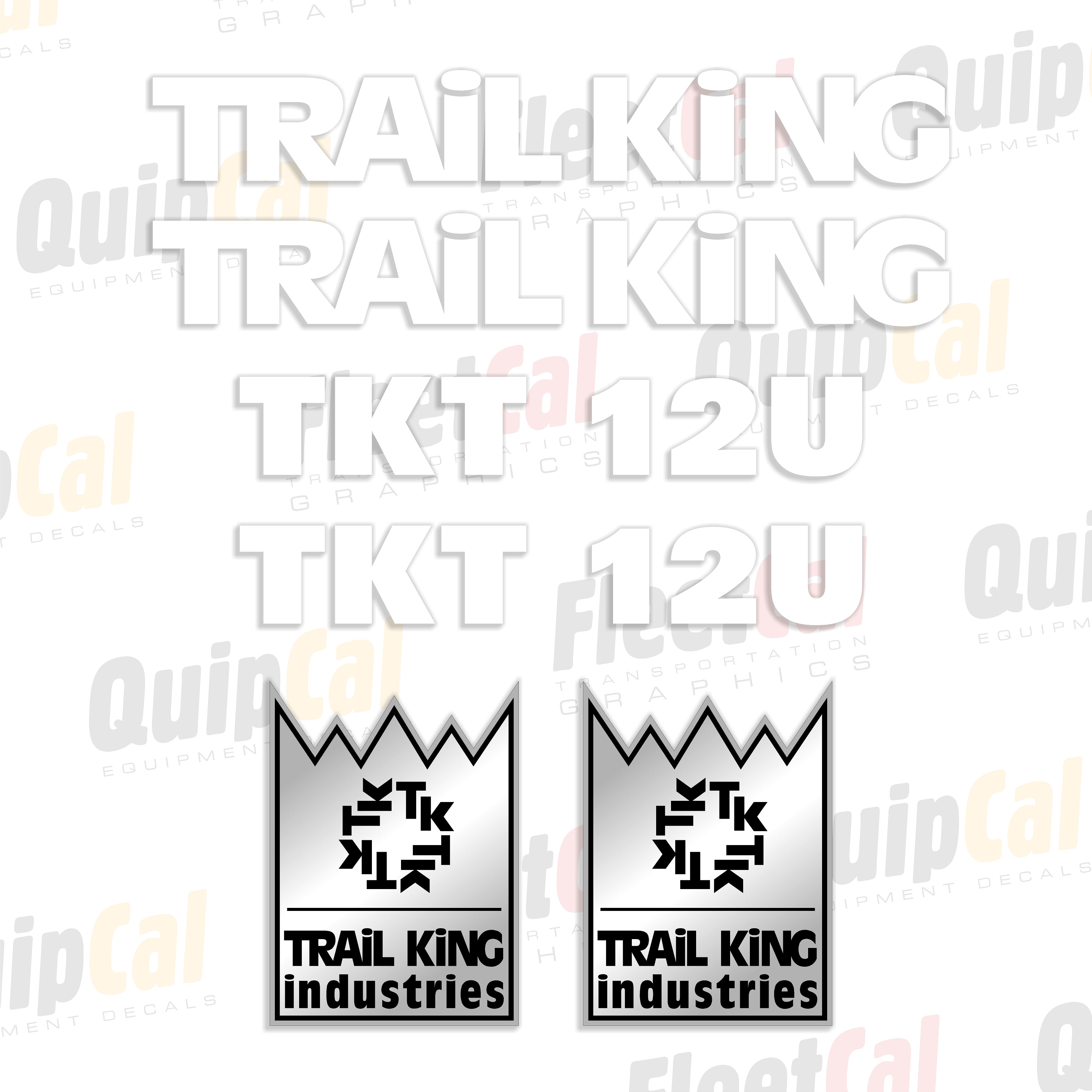 Trail King Trailer Decals