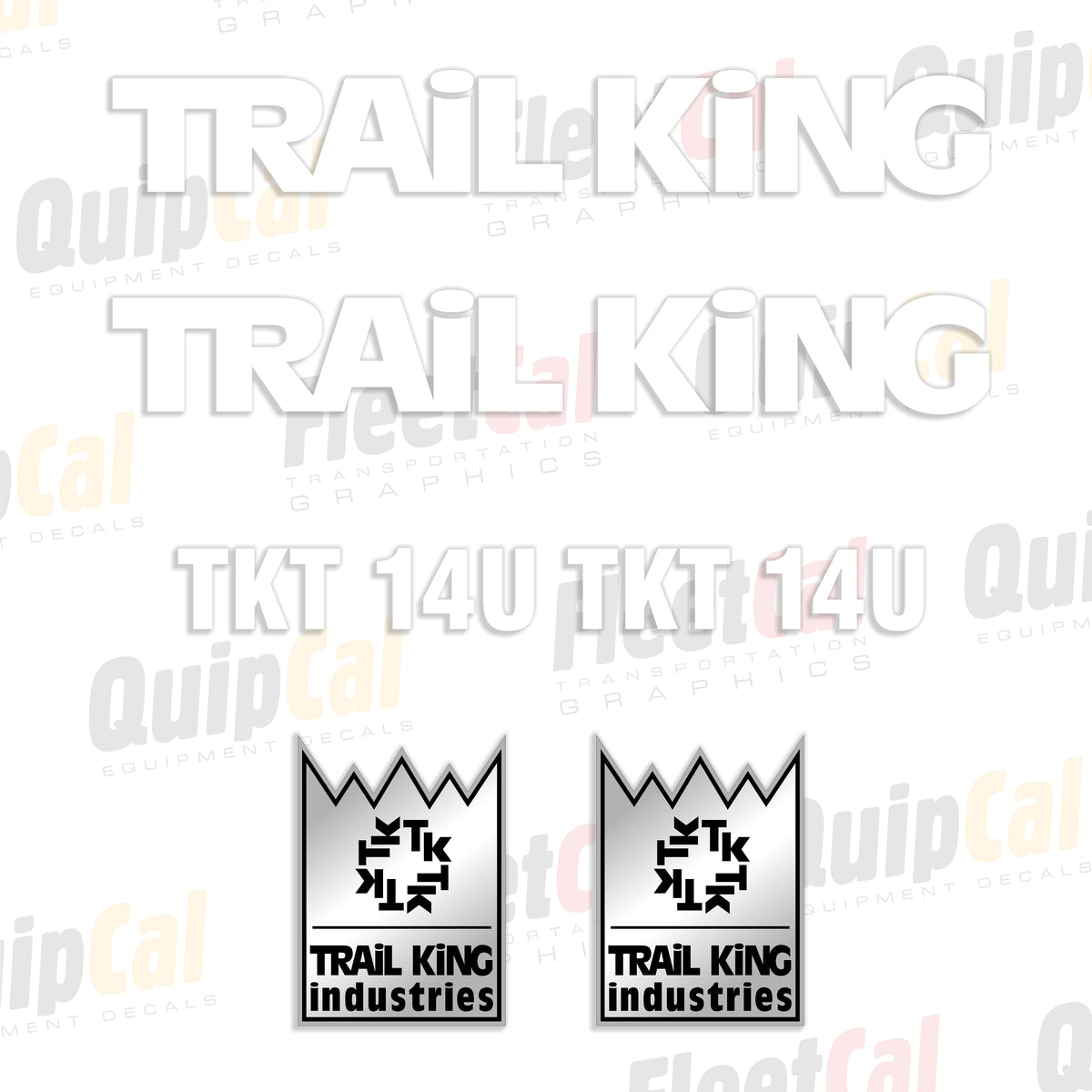 Trail King Trailer Decals