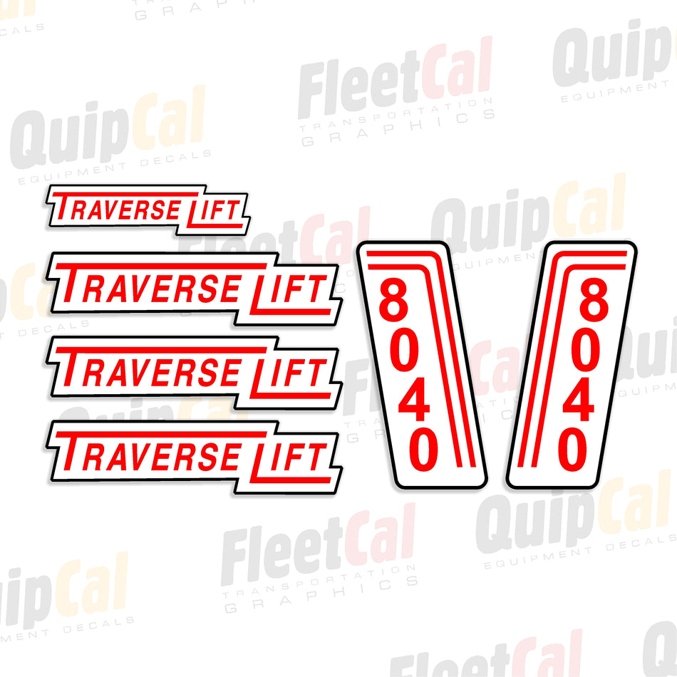 Decals for Traverse Lift Telehandlers