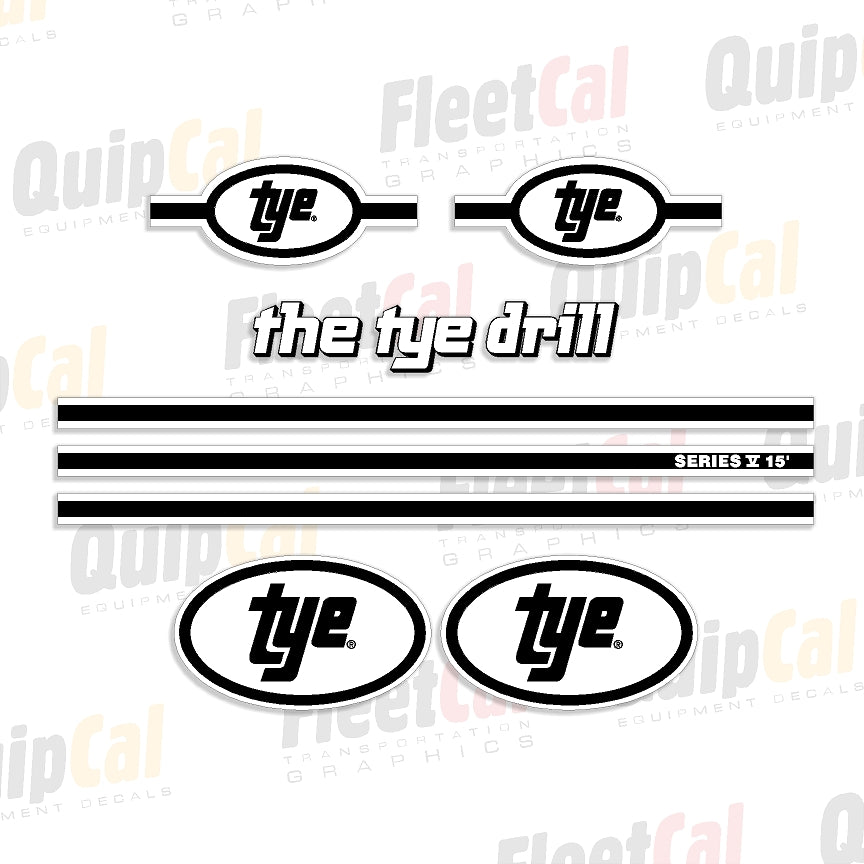 Tye Seeder and Drill Decals
