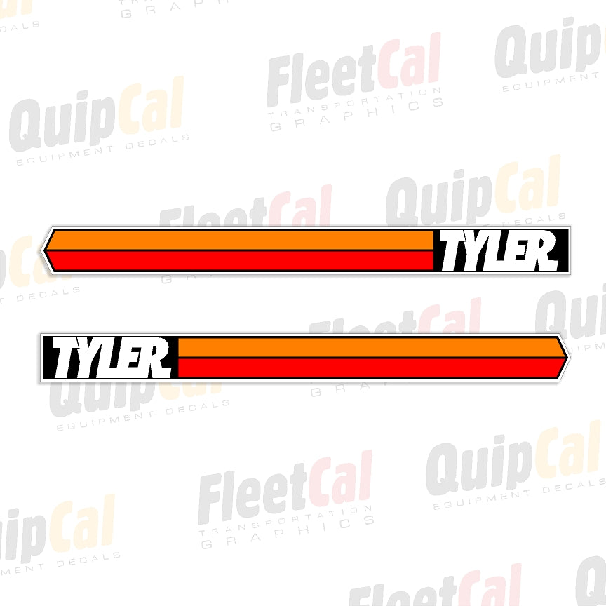Tyler Fertilizer Application Decals
