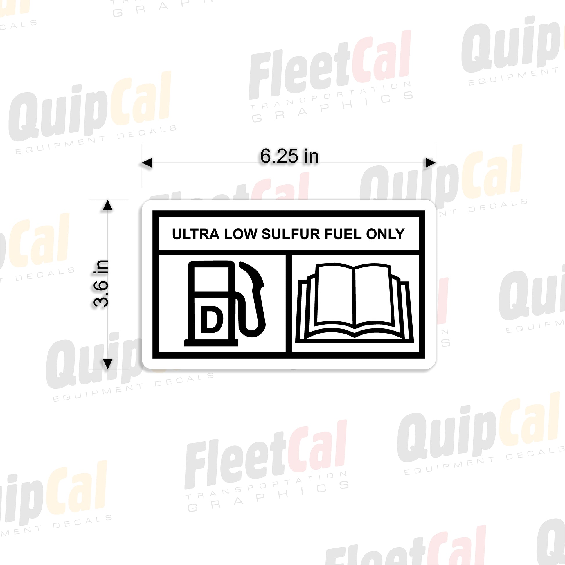 Ultra Low Sulphur Diesel Fuel Only (Qty 50) – Truck and Equipment Decals