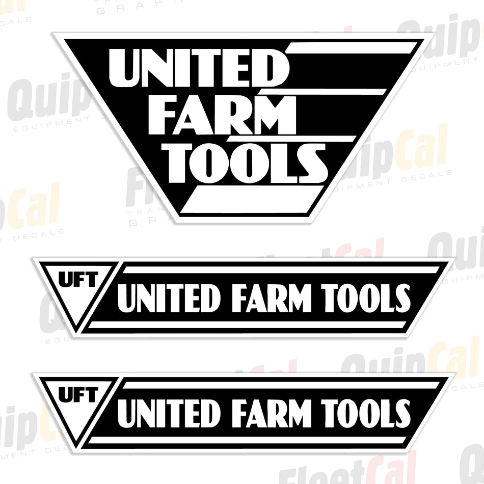 United Farm Tools Early Model Grain Cart Decal Set