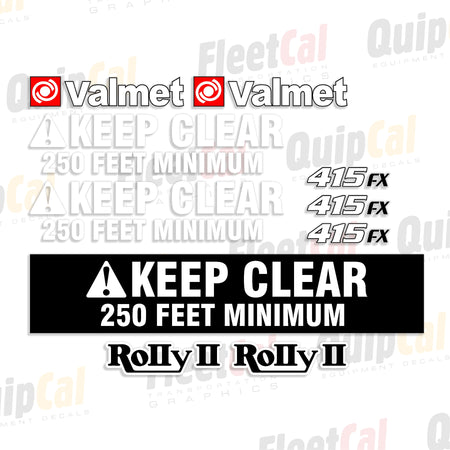 Valmet Feller Buncher Decal Set