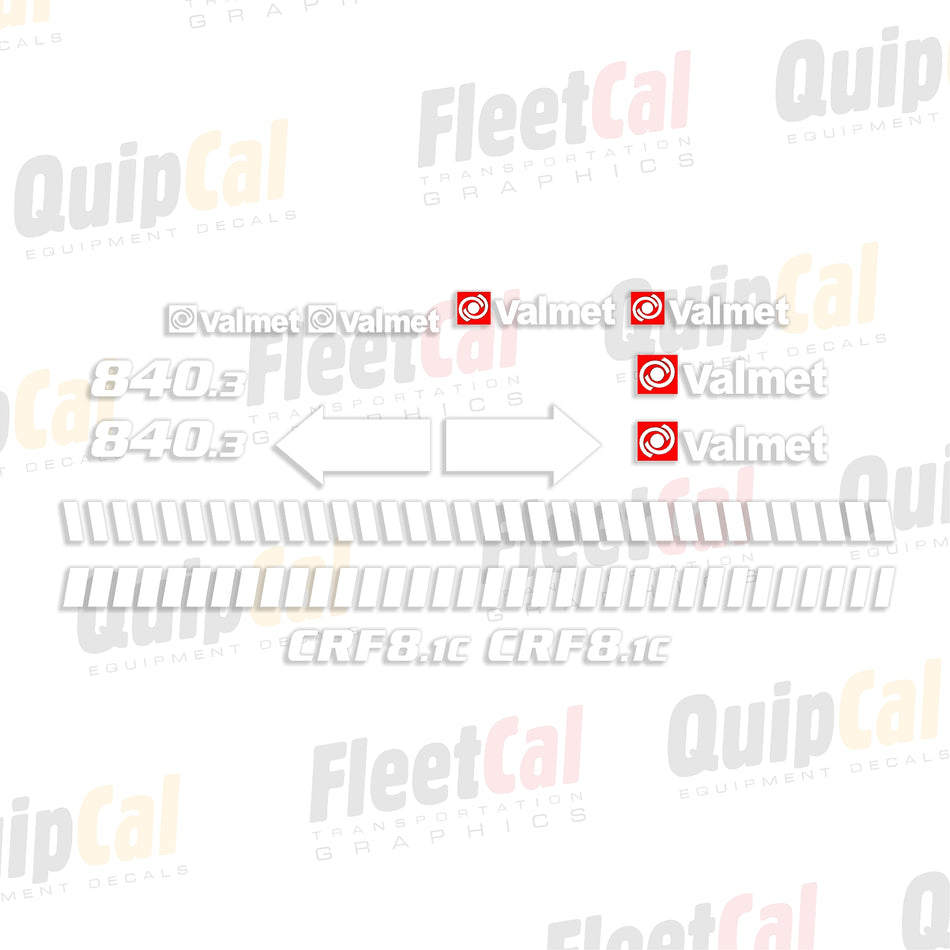 Valmet Forwarder Decal Set