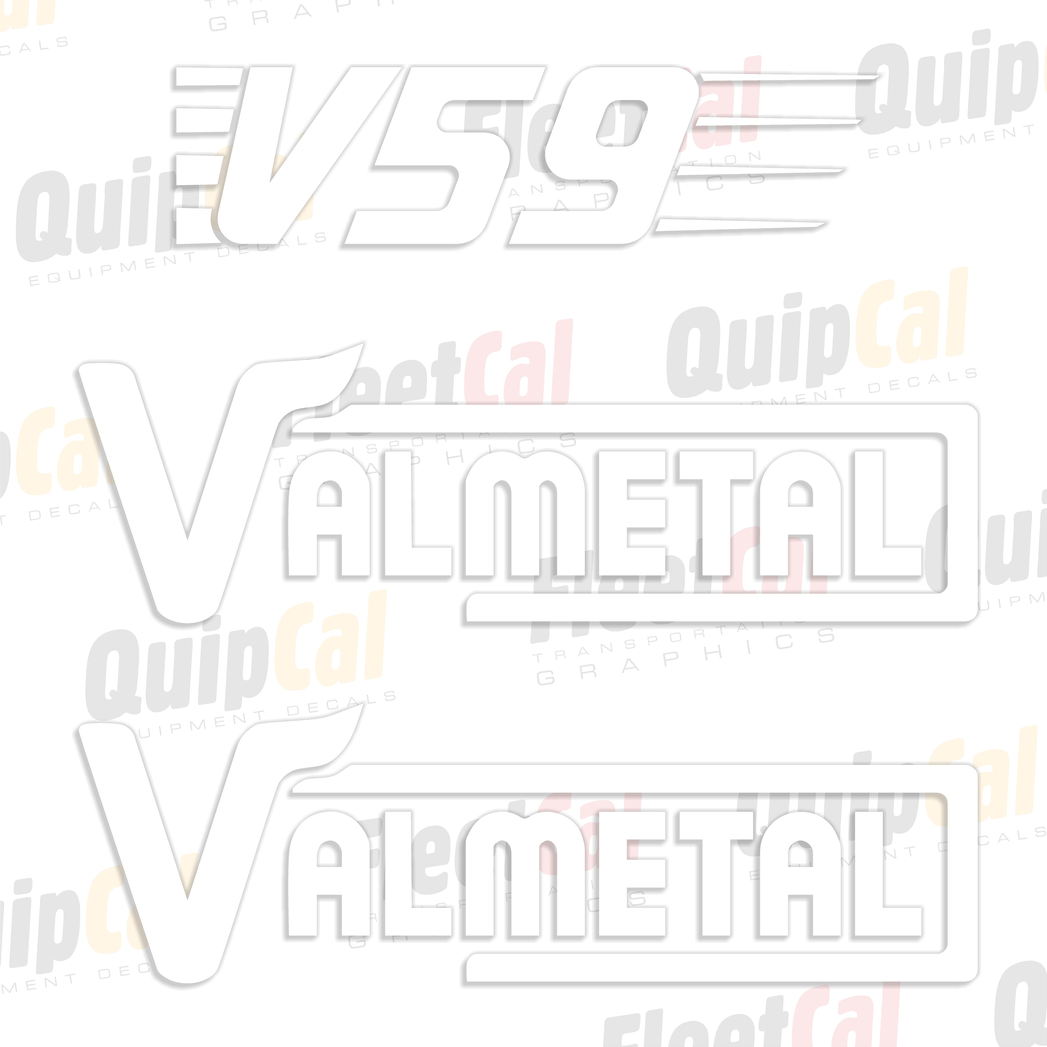 Valmetal Forage Equipment Decals
