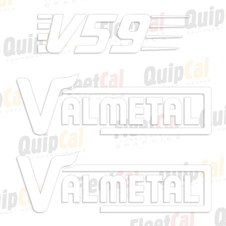 Valmetal Forage Equipment Decals