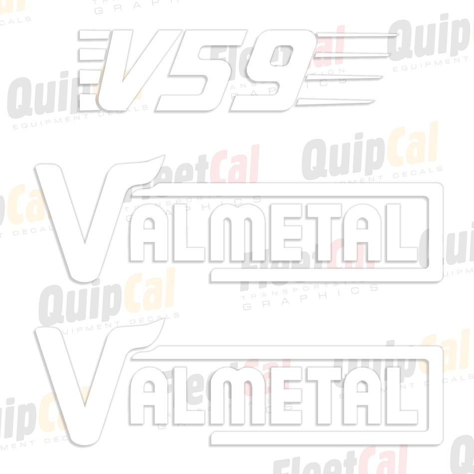 Valmetal Forage Equipment Decals