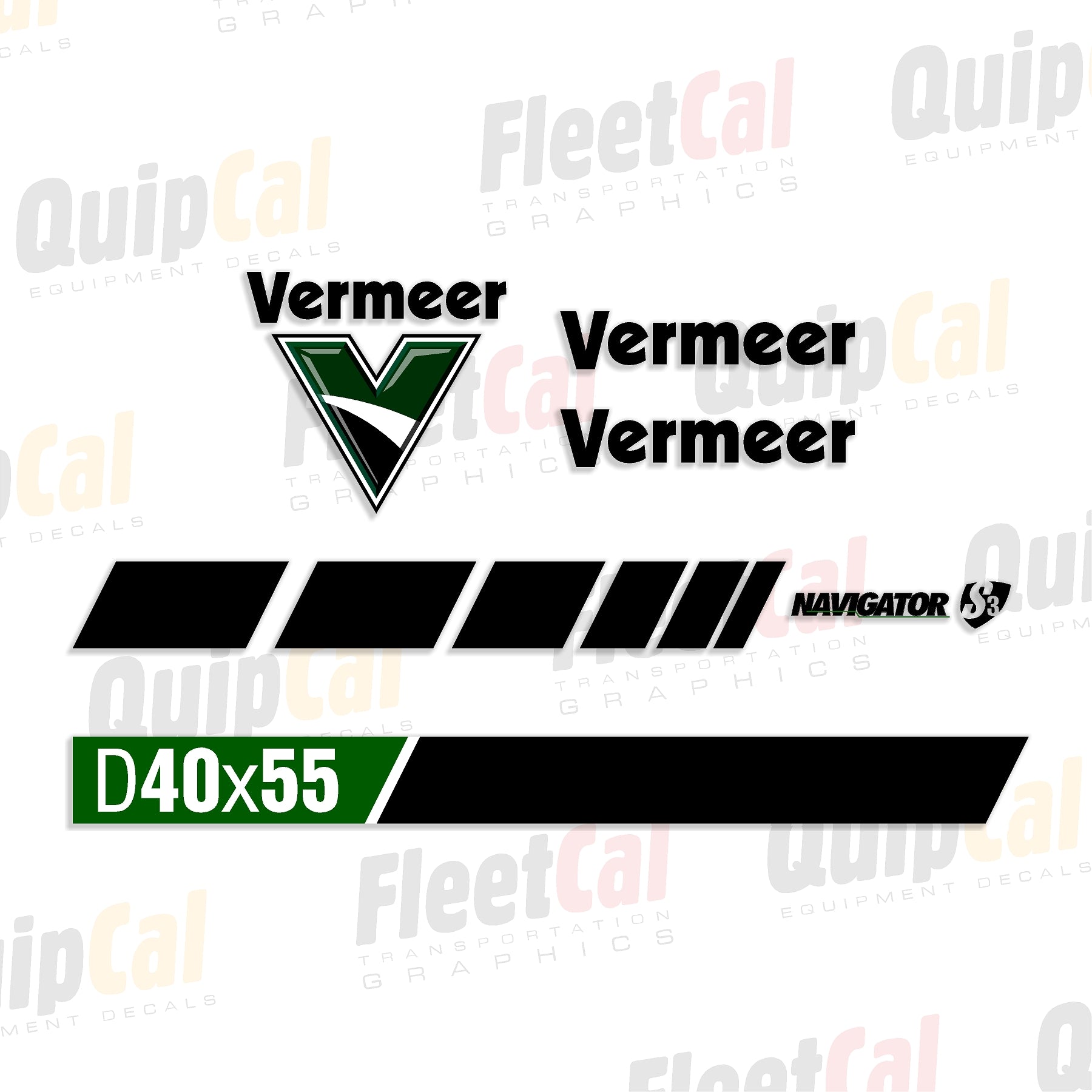Vermeer Directional Drill Decals