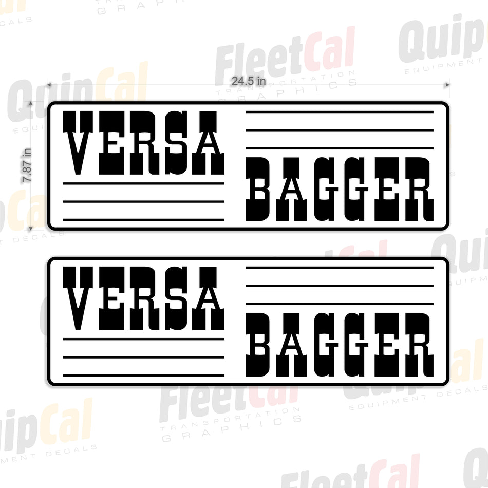 Versa Bagger Logo Decals (1 PAIR)