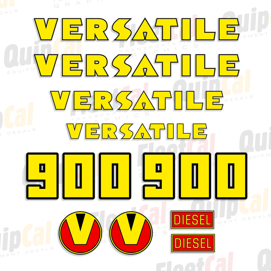 Versatile 900 Tractor Decal Set