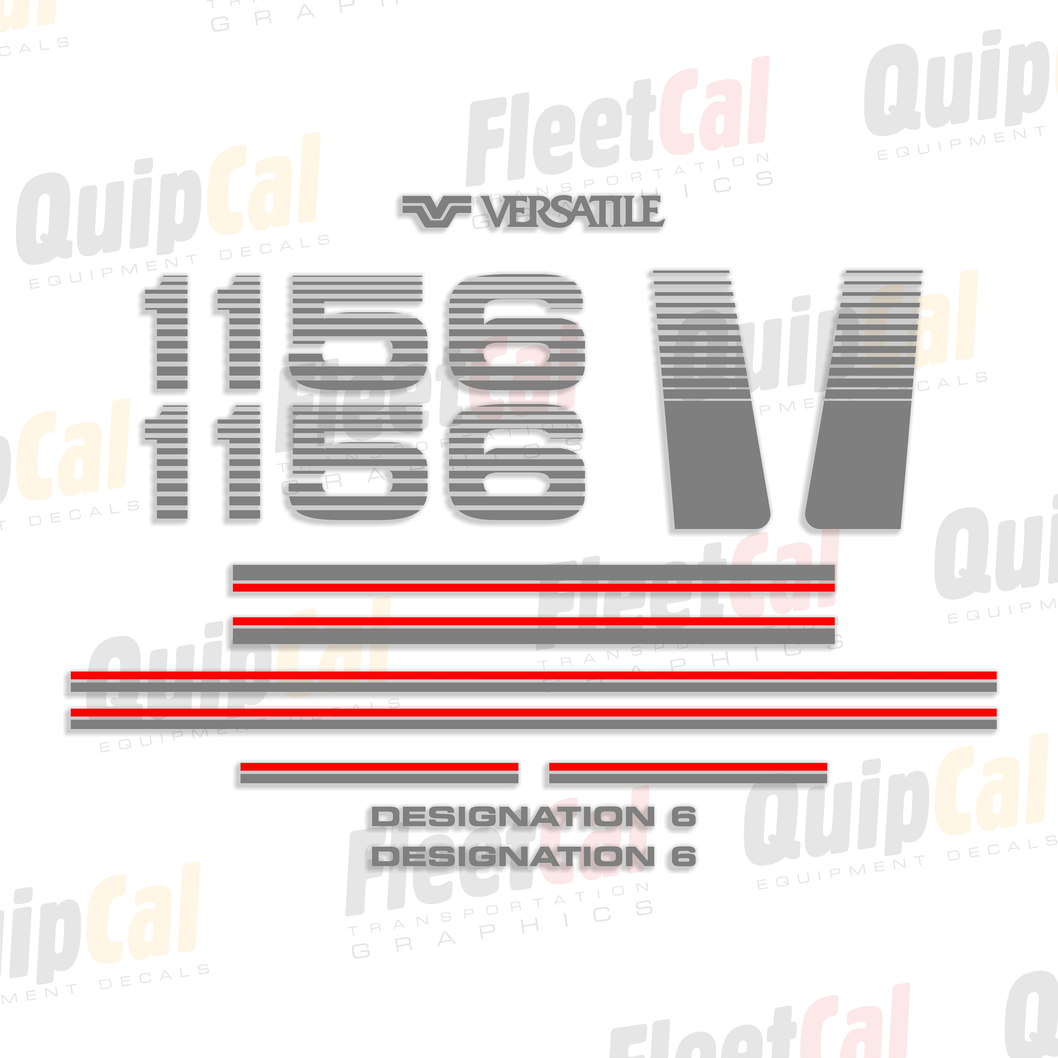 Versatile 1156 Tractor Marking Decal Set – Truck and Equipment Decals