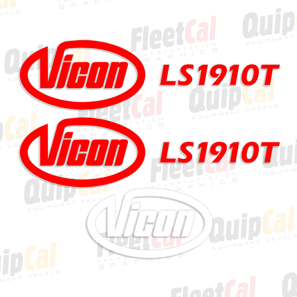 Vicon LS1910T Tow Sprayer Marking Decal Set