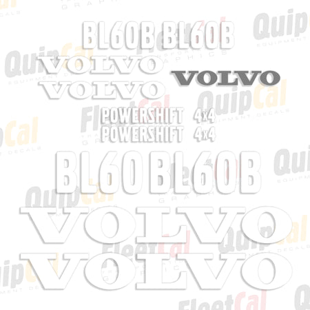 Volvo Backhoe Decals