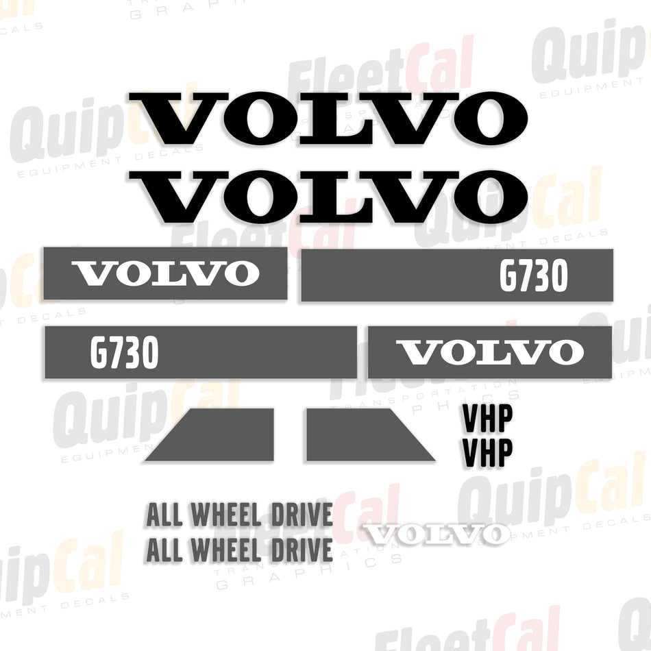 Volvo Grader Decals