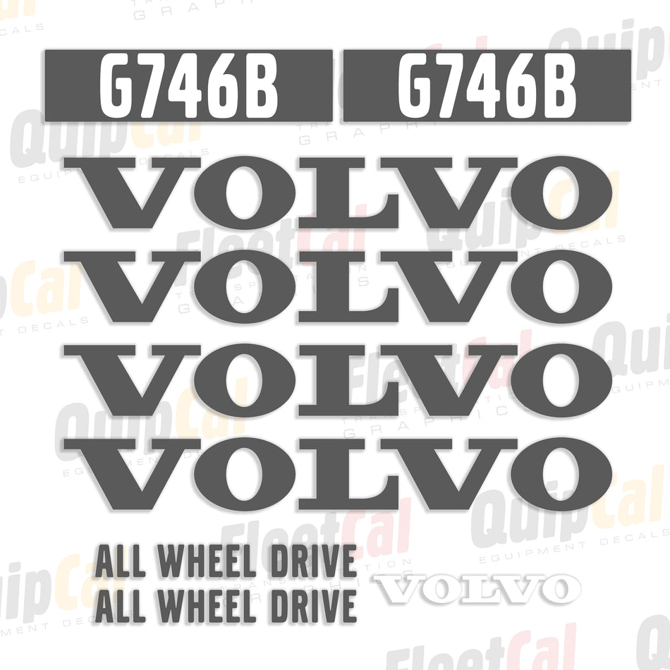Volvo Grader Decals