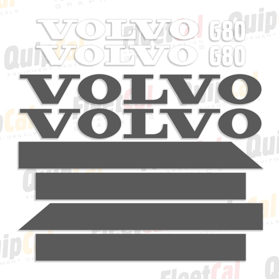 Volvo Grader Decals