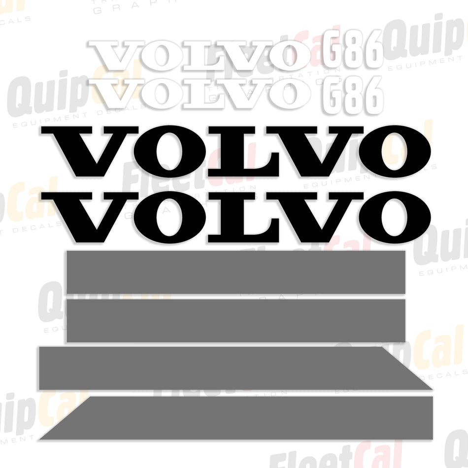 Volvo Grader Decals