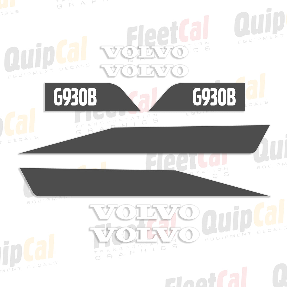 Volvo Grader Decals
