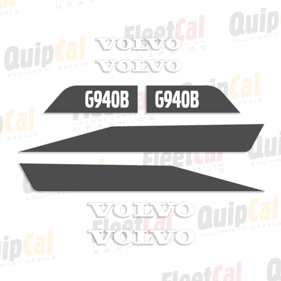 Volvo Grader Decals