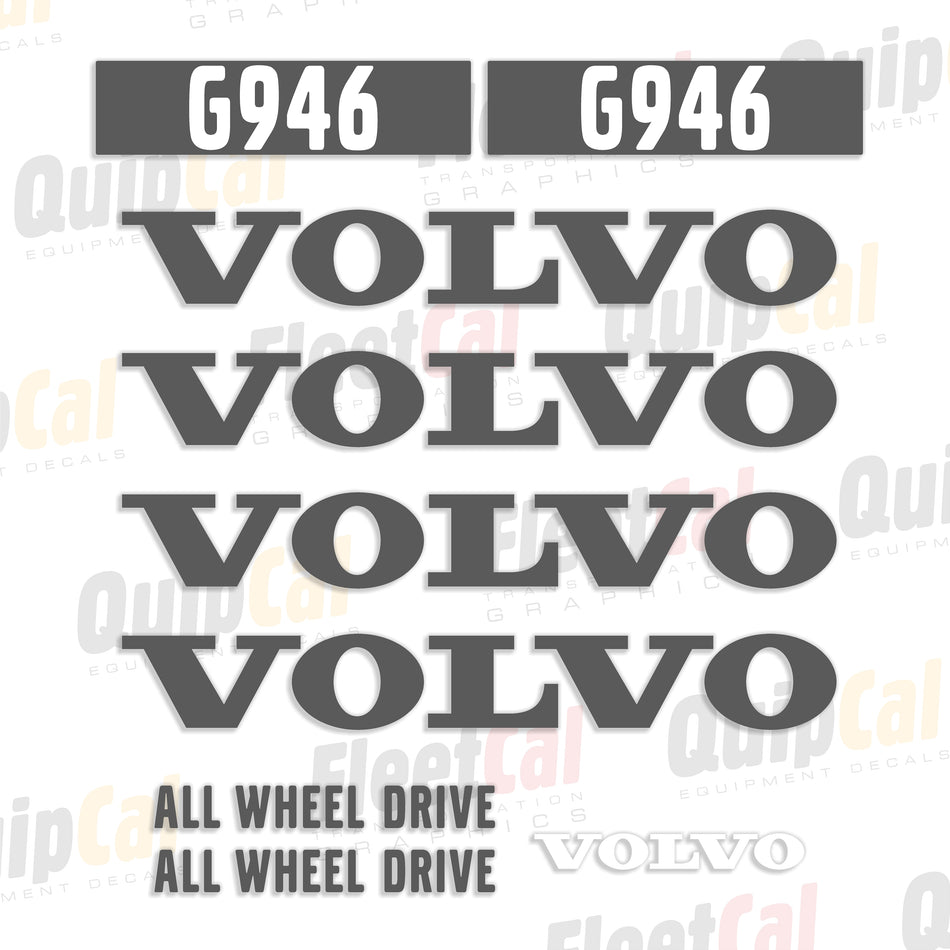 Volvo Grader Decals