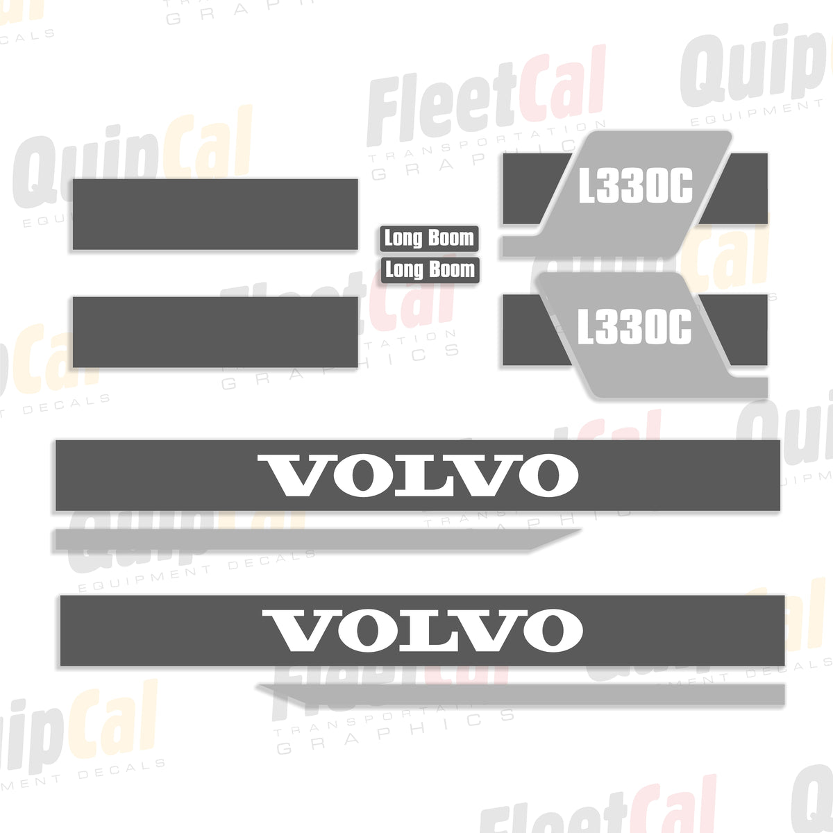 Volvo L330C Wheel Loader Marking Decal Set – Truck and Equipment Decals